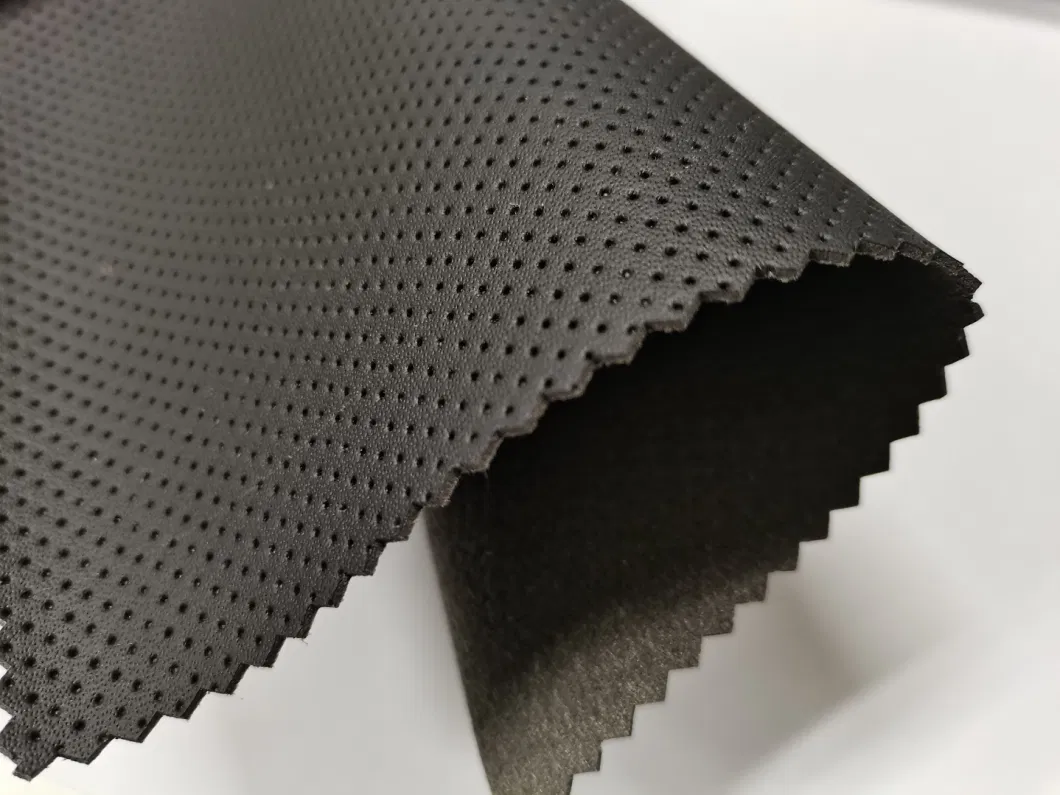 Microfiber Leather Automotive Huafon High Quality Fire Resistant Perforated Synthetic Leather