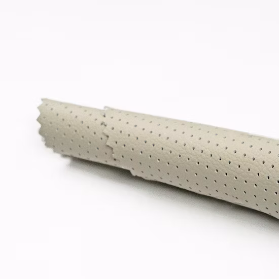 Tessuto in pelle traforata di design in microfibra Huafon per borse, divani, seggiolini auto